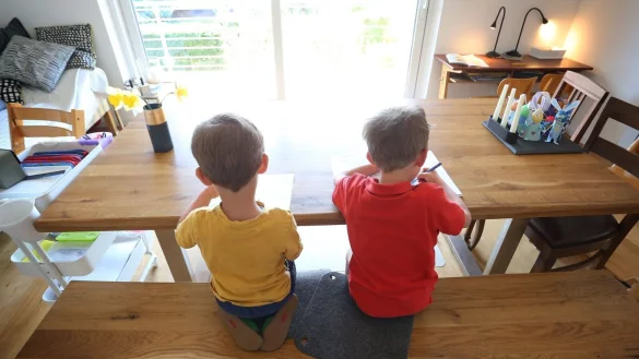 In der Corona-Pandemie haben Kinder laut einer Auswertung im &laquo;Journal of Health Monitoring&raquo; sensibel auf die &laquo;zum Teil drastischen Ver&auml;nderungen in ihrer Lebenswelt&raquo; reagiert. - &copy; Karl-Josef Hildenbrand/dpa