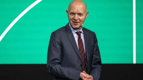 Bernd Neuendorf sieht in der Ausrichtung der EM 2024 eine Chance, auch die Olympischen Spiele in Zukunft nach Deutschland zu holen. - &copy; Monika Skolimowska/dpa