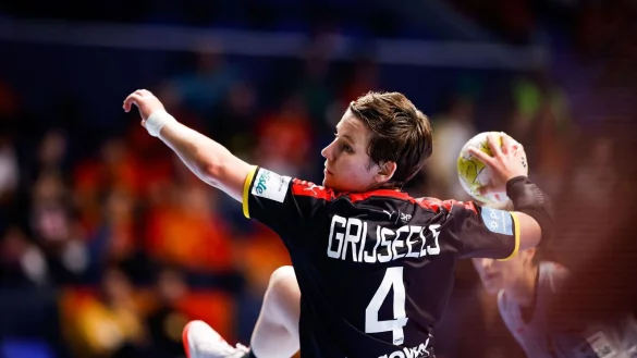 Mit sechs Toren die beste Werferin gegen Ungarn: Alina Grijseels. - &copy; Kolektiff Images/Kolektiff Images/dpa/Archivbild