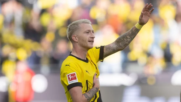 Erzielte den einzigen Treffer des Spiels: Marco Reus. - &copy; Bernd Thissen/dpa