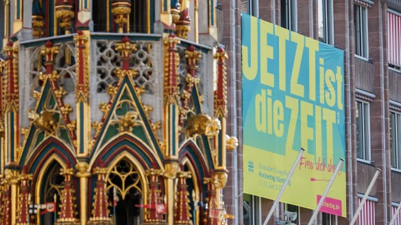 Der Evangelische Kirchentag findet vom 7. bis 11. Juni 2023 in N&uuml;rnberg statt. - &copy; Daniel Karmann/dpa