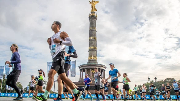 Am Wochenende findet der Berlin-Marathon statt. - &copy; Andreas Gora/dpa