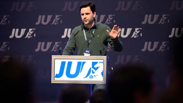 Johannes Winkel, Bundesvorsitzender der Jungen Union. - &copy; Roberto Pfeil/dpa