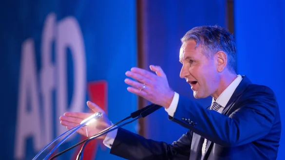 Bj&ouml;rn H&ouml;cke (AfD) sei f&uuml;r die CDU unw&auml;hlbar. - &copy; Michael Reichel/dpa