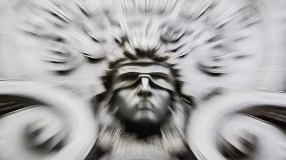 Eine Figur der blinden Justitia. - &copy; Christoph Soeder/dpa/Symbolbild