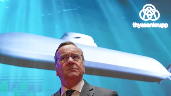 Verteidigungsminister Boris Pistorius (SPD) will f&uuml;r Deutschland U-Boote kaufen. - &copy; Marcus Brandt/dpa