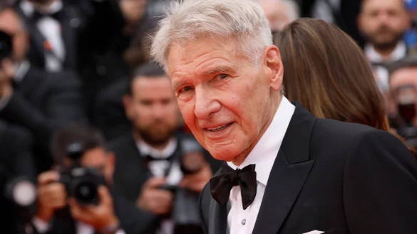 Harrison Ford bei der Premiere des Films &laquo;Indiana Jones und das Rad des Schicksals&raquo; in Cannes. - &copy; Joel C Ryan/Invision/AP/dpa