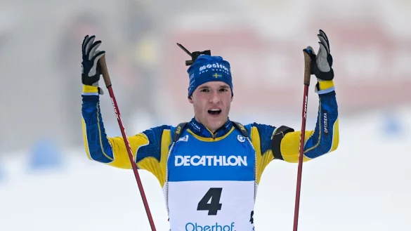 Schwedens Sebastian Samuelsson ist positiv auf das Coronavirus getestet worden. - &copy; Hendrik Schmidt/dpa