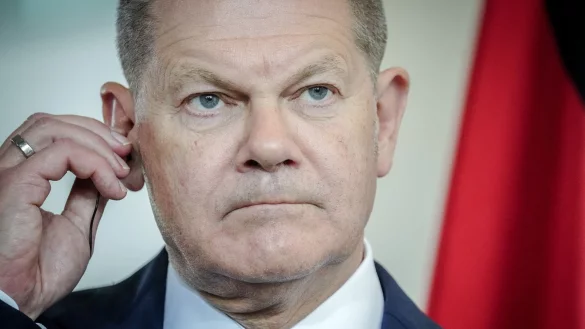 Bundeskanzler Olaf Scholz fordert eine Einigung im Streit um das Heizungsgesetz. - &copy; Kay Nietfeld/dpa