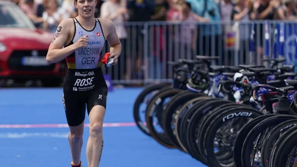 Das deutsche Team gewann in Paris den Olympia-Test. - &copy; Marcus Brandt/dpa