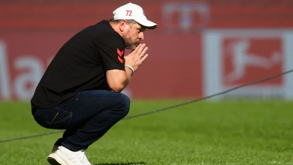 Musste mit K&ouml;ln eine weitere Niederlage hinnehmen: FC-Coach Steffen Baumgart. - &copy; Marius Becker/dpa