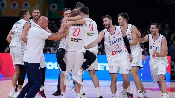 Die serbischen Basketballer erreichten das WM-Finale. - &copy; Michael Conroy/AP/dpa