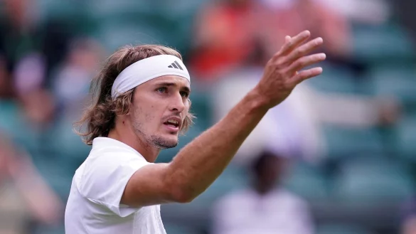 F&uuml;r Alexander Zverev war in Wimbledon erneut fr&uuml;h Endstation. - &copy; Victoria Jones/PA Wire/dpa