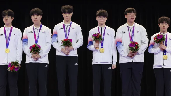 Das s&uuml;dkoreanische Team hat bei den Asienspielen Gold in League of Legends geholt. - &copy; YNA/dpa