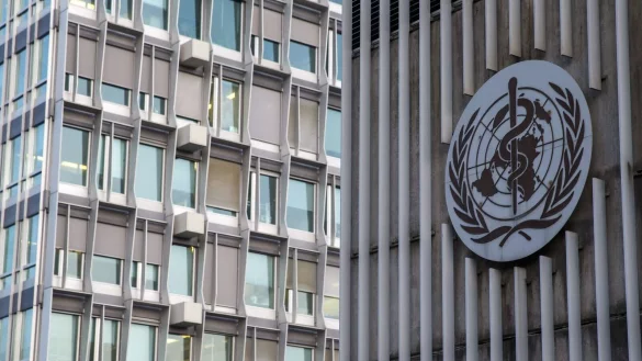 Der Hauptsitz der Weltgesundheitsorganisation in Genf. - &copy; Salvatore Di Nolfi/KEYSTONE/dpa/Archiv