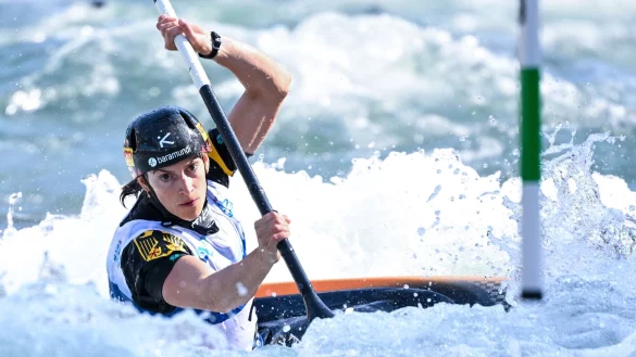 Holte mit Deutschlands Kajak-Frauen EM-Bronze: Ricarda Funk. - &copy; Sven Hoppe/dpa