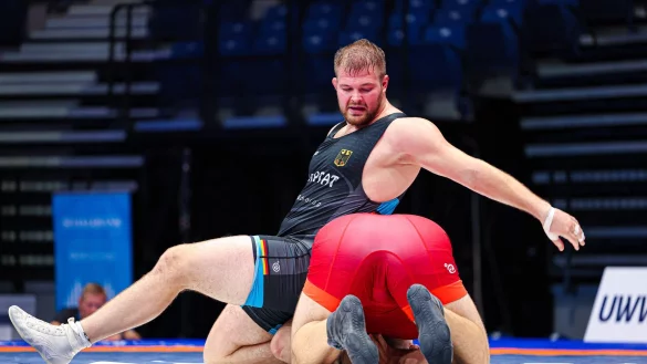 Zum Auftakt der WM 2023 in Belgrad entt&auml;uschte die deutsche Freistil-Riege um Gennadij Cudinovic. - &copy; Kadir Caliskan/United World WrestlingKadir Caliskan/dpa