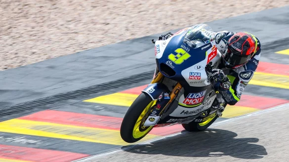 Hat beim Grand Prix von Gro&szlig;britannien die Punkter&auml;nge verpasst: Motoradpilot Lukas Tulovic. - &copy; Jan Woitas/dpa