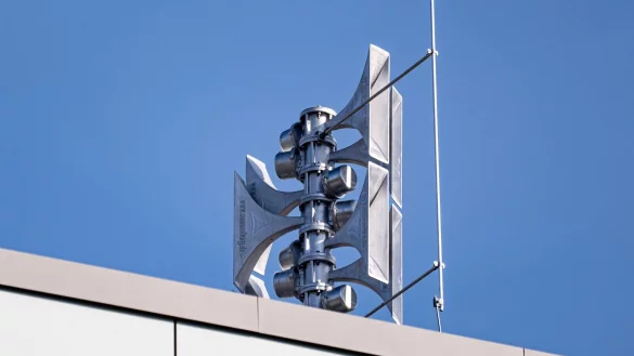 Der bundesweite Warntag findet am 14. September statt. - &copy; Fabian Sommer/dpa