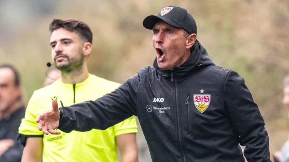 Feierte mit Stuttgart einen Testspielsieg in Spanien: VfB-Coach Bruno Labbadia. - &copy; David Inderlied/dpa