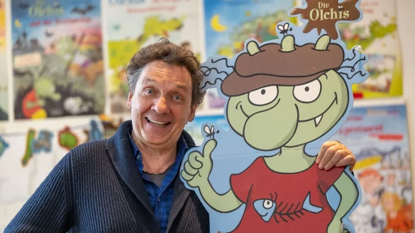 Der Kinderbuchautor und Illustrator Erhard Dietl ist der Autor der &laquo;Olchis&raquo;-B&uuml;cher. - &copy; Peter Kneffel/dpa