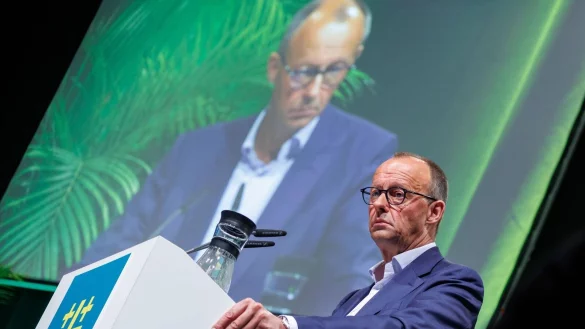 CDU-Chef Friedrich Merz sieht auch seine Partei in der Verantwortung f&uuml;r das Entstehen der AfD. - &copy; Daniel Karmann/dpa