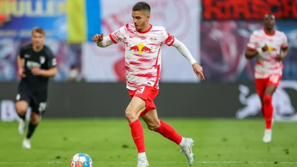 Auch ein Doppelpack von Andr&eacute; Silva reichte RB gegen die Eintracht nicht zum Sieg. - &copy; Jan Woitas/dpa