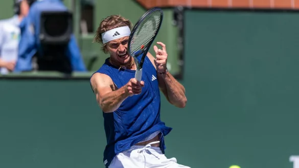 Alexander Zverev hat in Indian Wells das Achtelfinale erreicht. - &copy; Maximilian Haupt/dpa