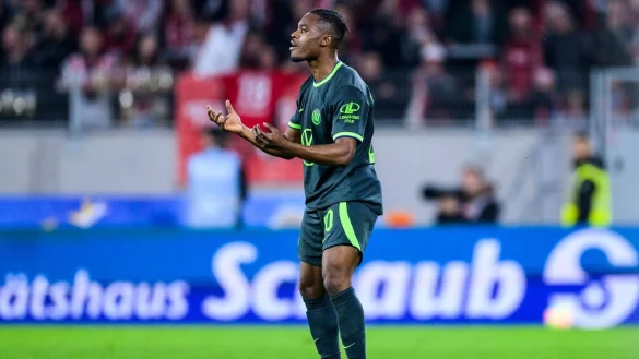 Ridle Baku erzielte im Test gegen Lens den Treffer f&uuml;r Wolfsburg. - &copy; Tom Weller/dpa