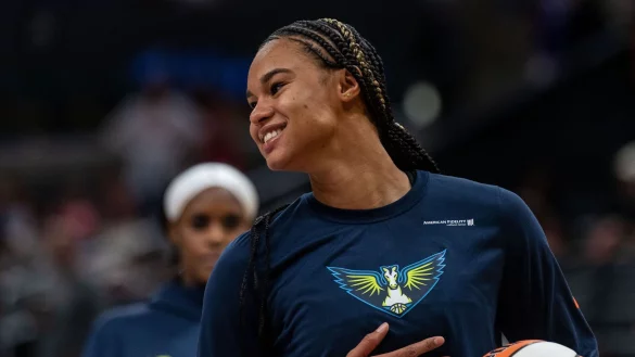 Erreichte mit den Dallas Wings das Halbfinale: Satou Sabally. - &copy; Maximilian Haupt/dpa