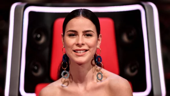 S&auml;ngerin Lena Meyer-Landrut ist als Coach bei der Sat.1-Musikshow &laquo;The Voice Kids&raquo; zu sehen. - &copy; Britta Pedersen/dpa-Zentralbild/dpa/Archiv