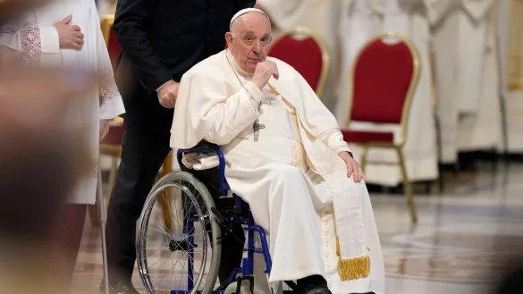 &laquo;Sich sexuell auszudr&uuml;cken ist ein Reichtum&raquo;: Papst Franziskus. - &copy; Andrew Medichini/AP/dpa