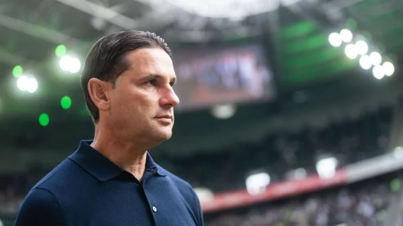 Borussia M&ouml;nchengladbachs Trainer Gerardo Seoane. - &copy; Marius Becker/dpa