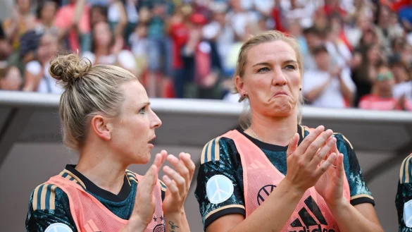 Die DFB-Frauen suchen vor der anstehenden Weltmeisterschaft noch nach ihrer WM-Form. - &copy; Sebastian Christoph Gollnow/dpa