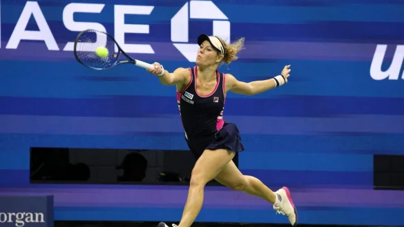 Laura Siegemund hat mit ihrer Doppel-Partnerin Vera Swonarewa den Sieg bei den US Open verpasst. - &copy; Jason DeCrow/AP/dpa