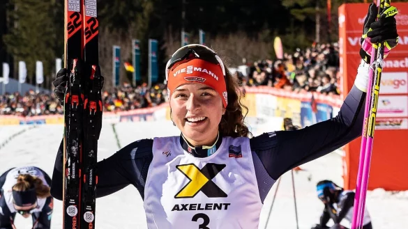 Gibt sich k&auml;mpferisch: Nathalie Armbruster. - &copy; Roger Buerke/Eibner-Pressefoto/dpa