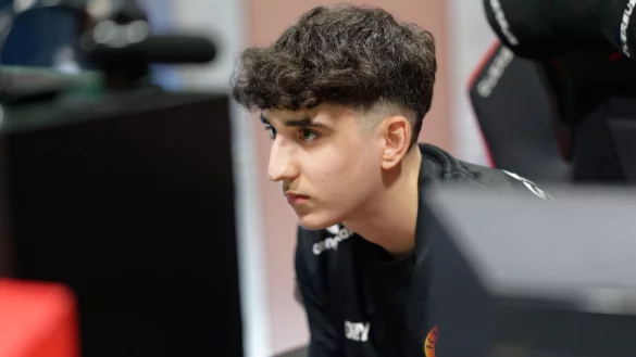 Der Deutsche BerkayLion steht im Achtelfinale der Einzel-Weltmeisterschaft in FIFA 23. - &copy; Henning Kaiser/dpa