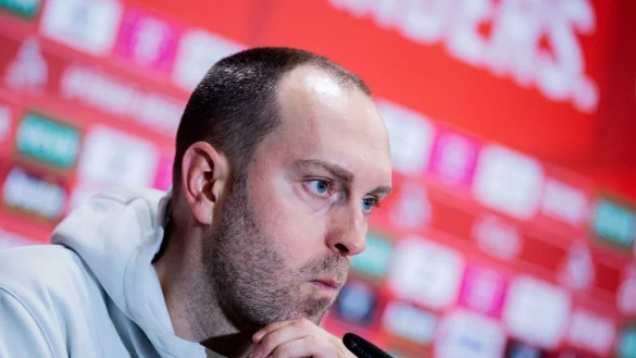 Will dem 1:7 in K&ouml;ln nicht allzu gro&szlig;e Bedeutung beimessen: Werder-Coach Ole Werner. - &copy; Rolf Vennenbernd/dpa