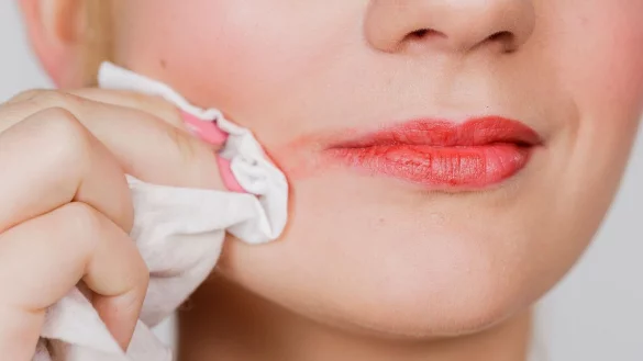 Feuchte Reinigungst&uuml;cher sind praktisch zum Abschminken. F&uuml;r eine korrekte Entsorgung sollten diese jedoch nicht im Klo landen, sondern im Restm&uuml;ll. - &copy; Monique W&uuml;stenhagen/dpa-tmn