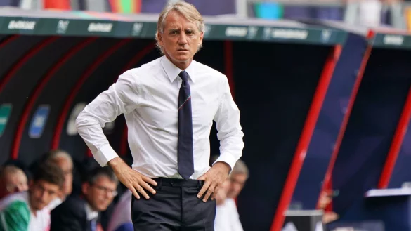 Italiens Ex-Nationalcoach Roberto Mancini streitet sich nach seinem Aus mit Verbandschef Gravina. - &copy; Emmanuele Mastrodonato/Zuma Press/dpa