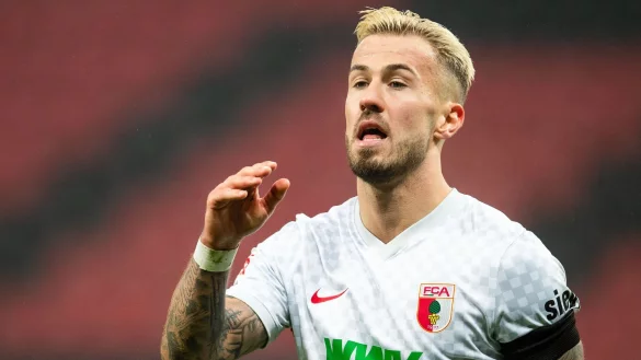 F&uuml;hlt sich in Augsburg wohl: Niklas Dorsch. - &copy; Marius Becker/dpa