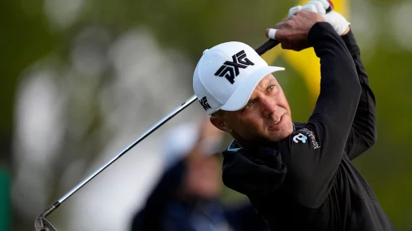 PGA-Tour-Neuling Eric Cole liegt nicht ganz vor Ende der ersten Runde vorn. - &copy; Eric Gay/AP/dpa