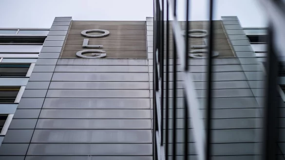 An der Au&szlig;enfassade des Oberlandesgericht in Hamm (Nordrhein-Westfalen). - &copy; picture alliance / Guido Kirchner/dpa/Archivbild