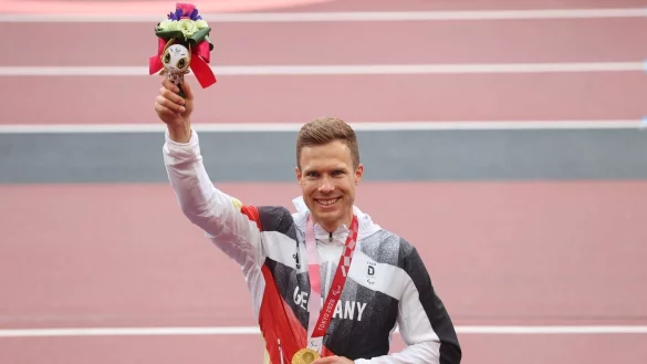 F&uuml;hrt das deutsche Para-Aufgebot in Paris an: Markus Rehm. - &copy; Karl-Josef Hildenbrand/dpa