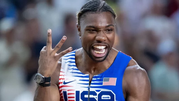 Sprint-Weltmeister Noah Lyles legt sicht mit den NBA-Stars an. - &copy; Sven Hoppe/dpa