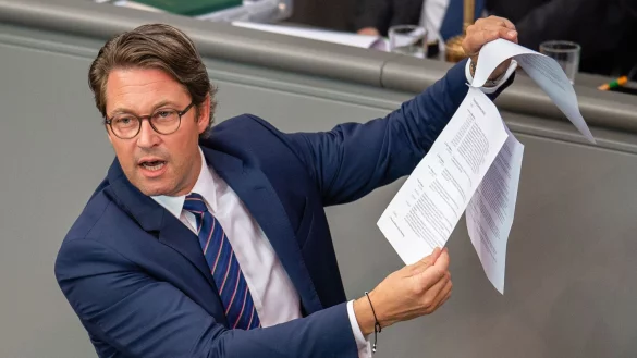 Die Pkw-Maut war das Prestigeprojekt des damaligen Verkehrsministers Andreas Schauer und seiner CSU. - &copy; Lisa Ducret/dpa