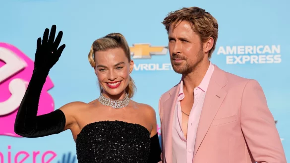 Margot Robbie und Ryan Gosling bei der &laquo;Barbie&raquo;-Premiere in Los Angeles. - &copy; Chris Pizzello/Invision/AP/dpa