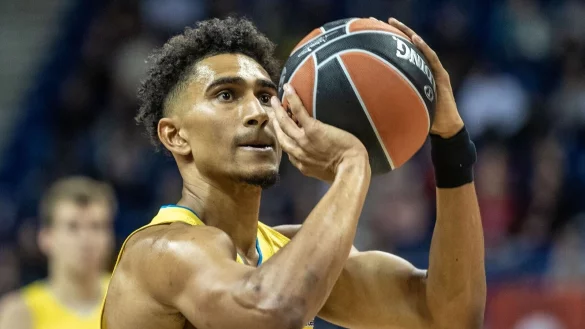 War erfolgreichster Alba-Werfer im Nachholspiel in Wei&szlig;enfels: Maodo Lo. - &copy; Andreas Gora/dpa