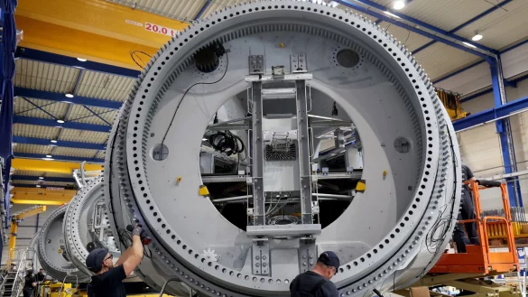 Industrie-Produktion in Deutschland (Symbolbild). Die Nachfrage aus dem Inland ist im April gestiegen, die Auslandsnachfrage gab hingegen nach. - &copy; Bernd W&uuml;stneck/dpa