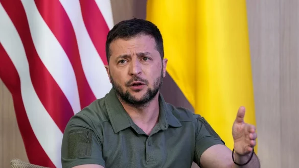 Krieg gegen Russland: Der ukrainische Pr&auml;sident Wolodymyr Selenskyj k&ouml;nnte bei seinem Besuch in Washington um weitere Unterst&uuml;tzung werben. - &copy; Susan Walsh/AP/dpa